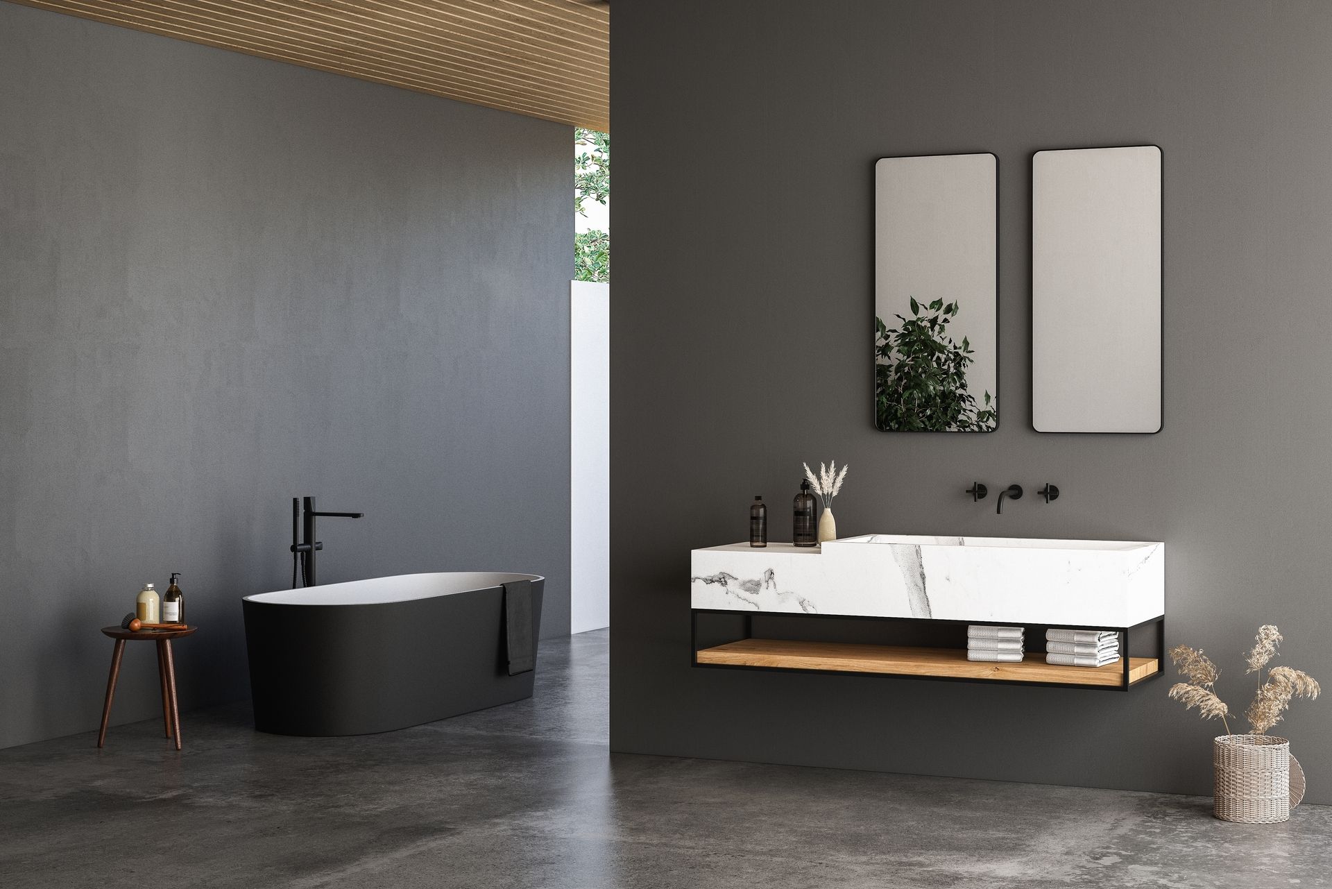 modernes Badezimmer